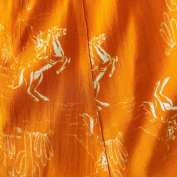 Urban Outfitters Sunset Orange Mini Dress - Picture 8 of 8